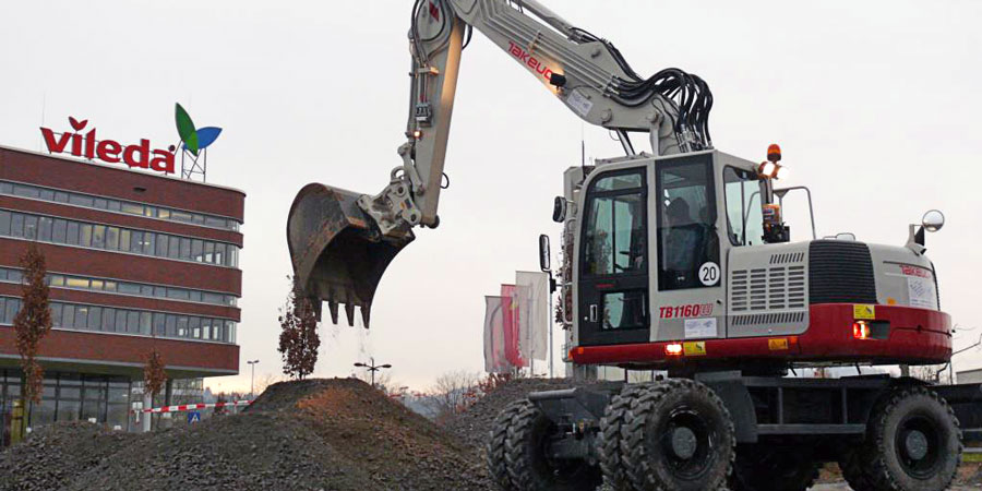 entreprenørmaskiner udstyr hjulbæltegravemaskiner rendegravere Polen